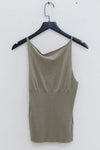 SWAYING V-neck knitted camisole series SW-SW22AW1T03-LV Green PS63